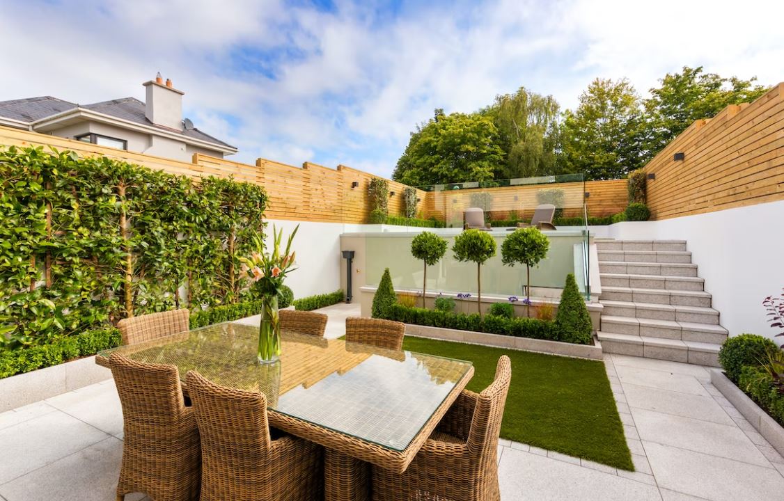 aménagement jardin moderne